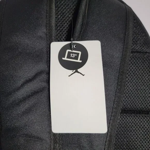 Nike Air Jordan Jumpman Backpack Logo Black Size L 9A0505-023 13" Laptop Pouch